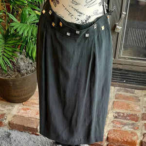 Vintage Memphis Silk Skirt